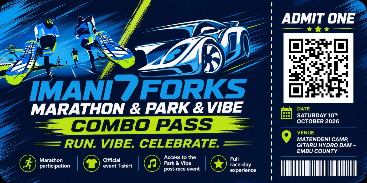 Marathon & Park & Vibe Combo — Run. Vibe. Celebrate.